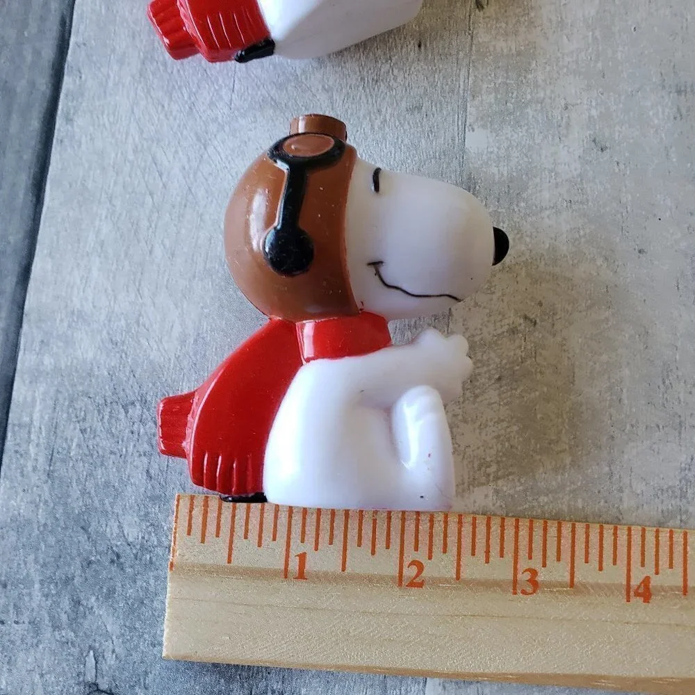 Peanuts Snoopy Flying Ace and Woodstock Plastic Light Covers set of 10